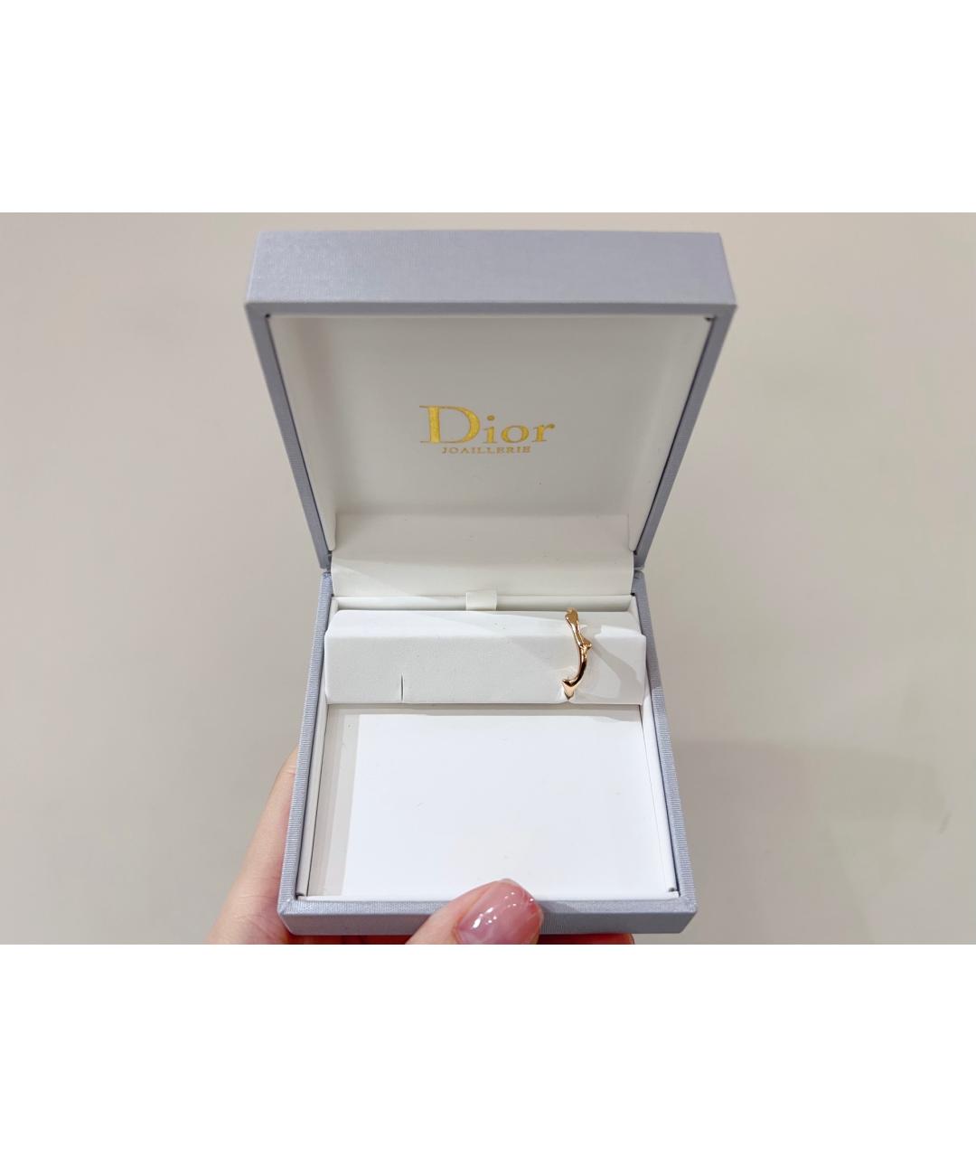 CHRISTIAN DIOR Золотые серьги из розового золота, фото 2