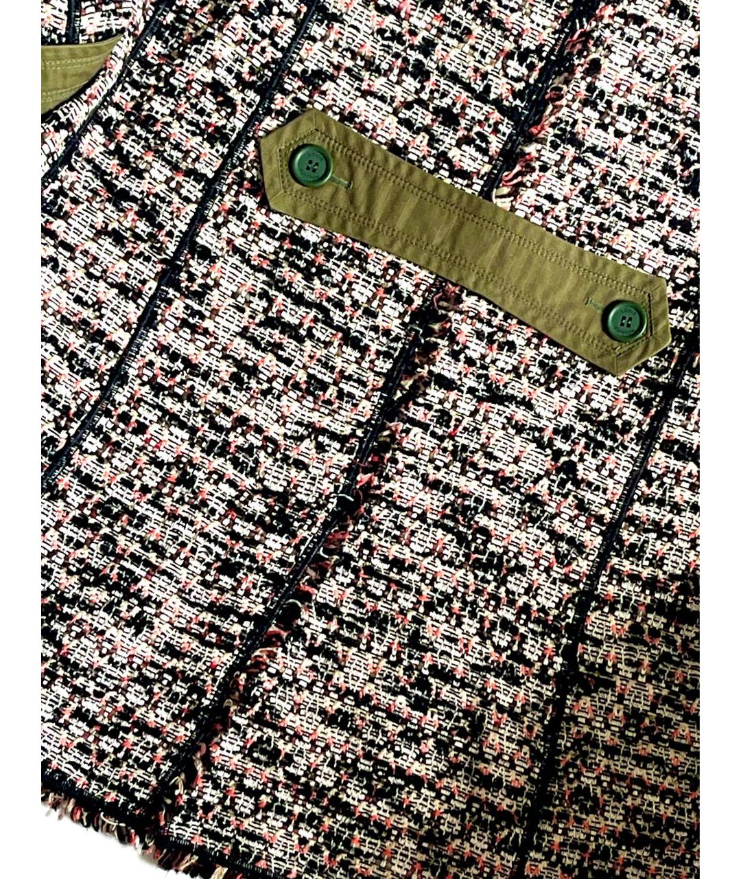 LOUIS VUITTON Мульти твидовое пальто, фото 5