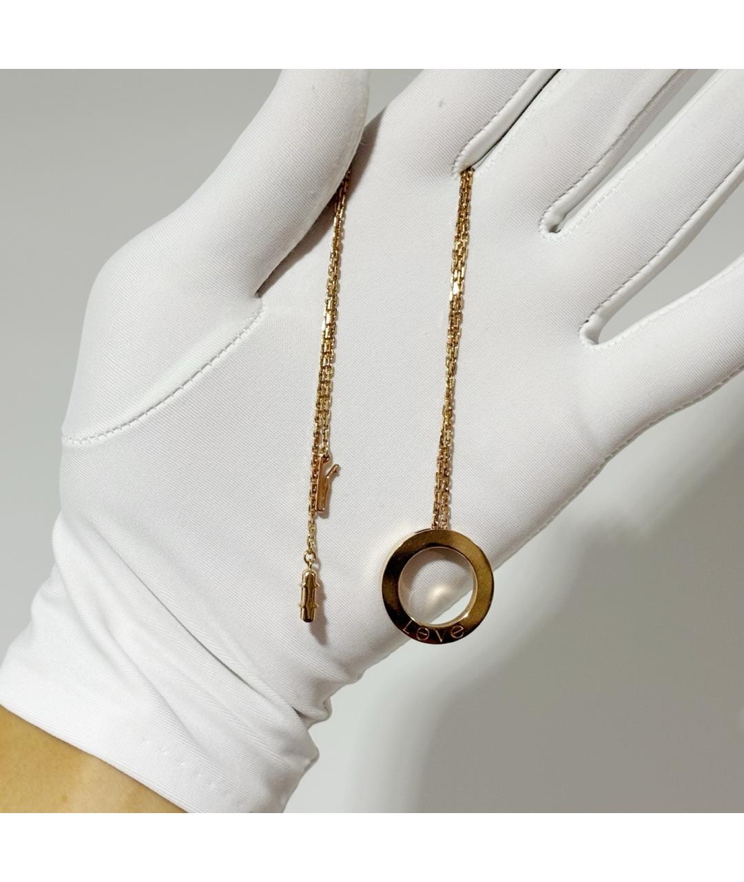 CARTIER Золотое колье из розового золота, фото 3