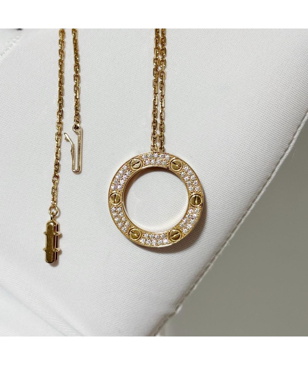 CARTIER Золотое колье из розового золота, фото 2