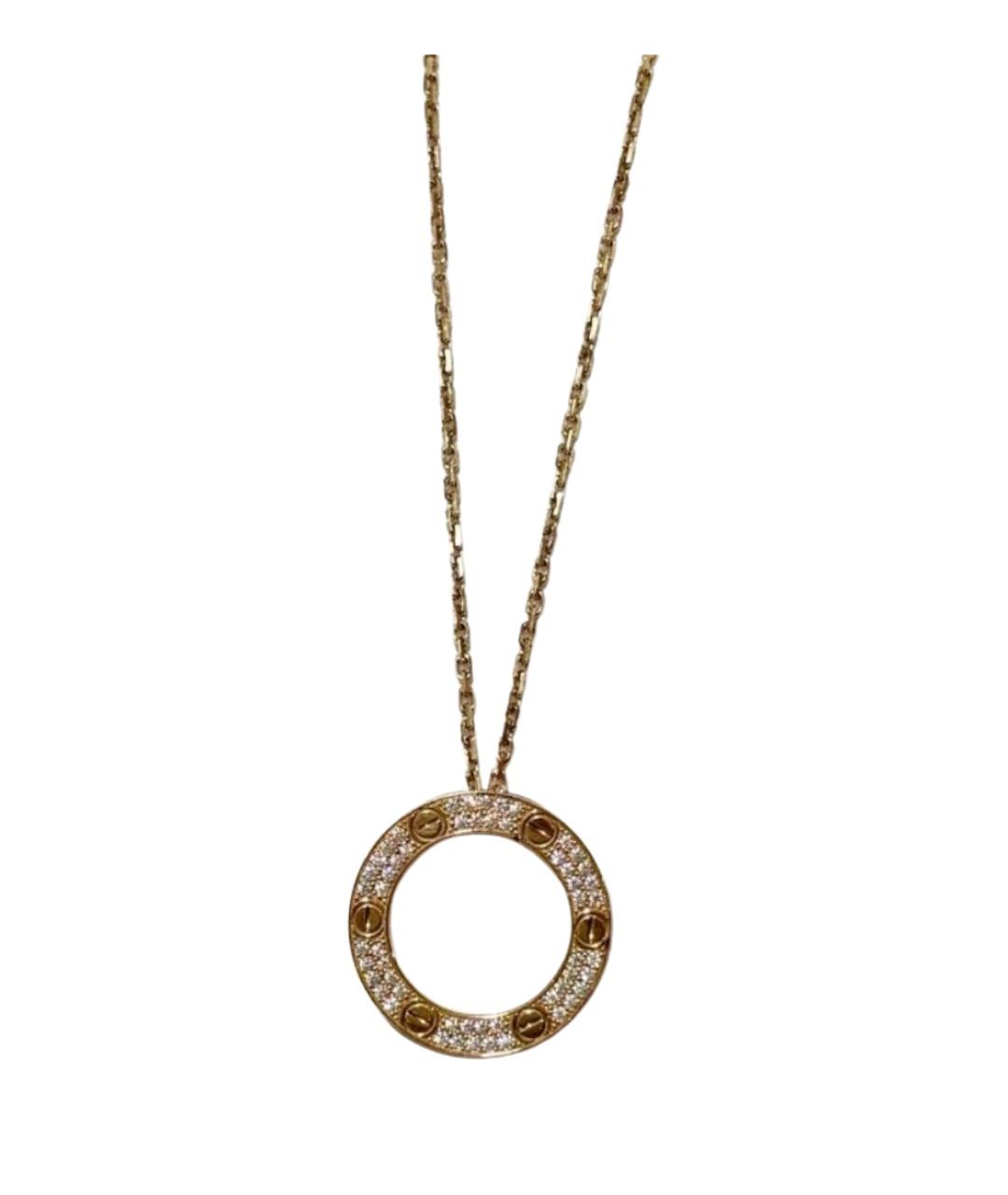 CARTIER Золотое колье из розового золота, фото 1
