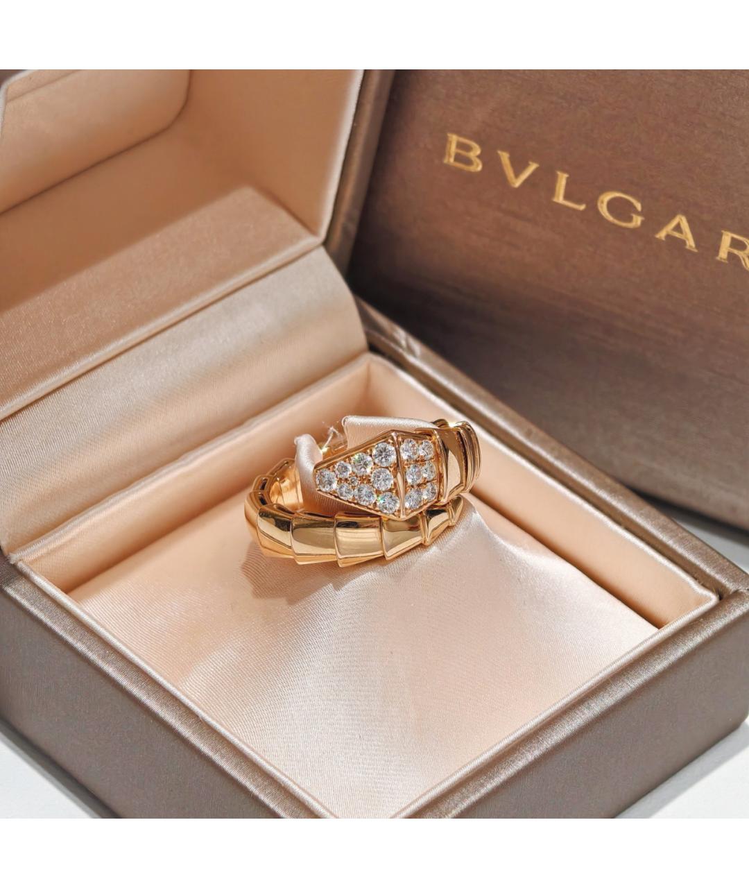 BVLGARI Золотое кольцо из розового золота, фото 2