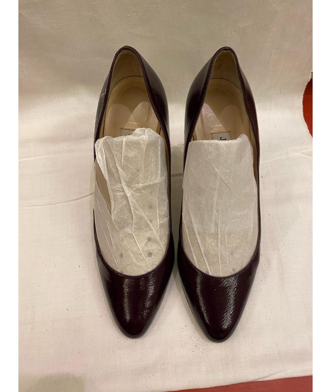 JIMMY CHOO Фиолетовые туфли из лакированной кожи, фото 2