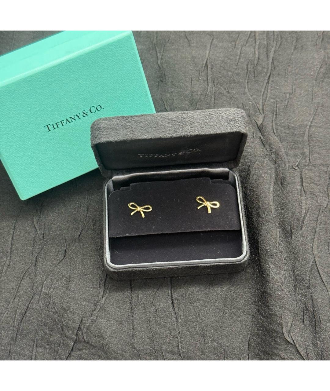 TIFFANY&CO Золотые серьги из желтого золота, фото 7