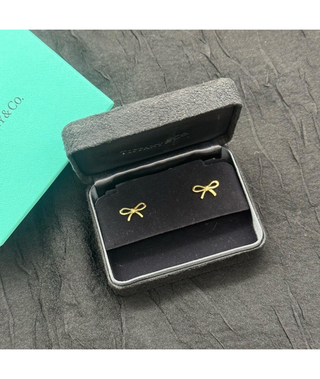 TIFFANY&CO Золотые серьги из желтого золота, фото 3