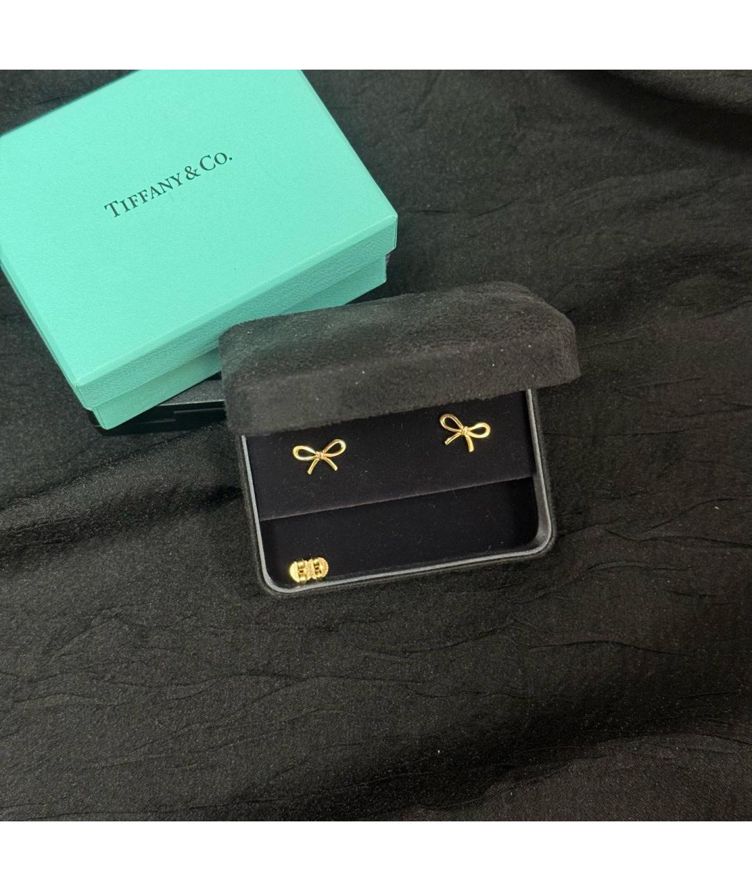 TIFFANY&CO Золотые серьги из желтого золота, фото 5