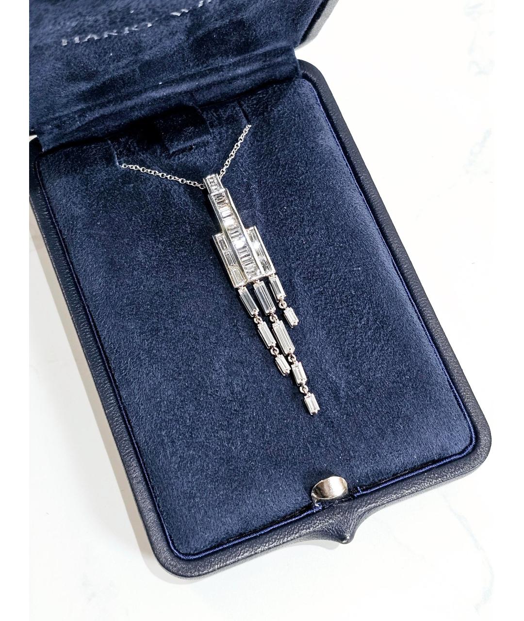 Harry Winston Серебряное платиновое колье, фото 3
