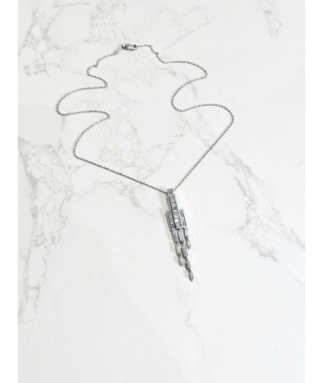 Harry Winston Серебряное платиновое колье, фото 4
