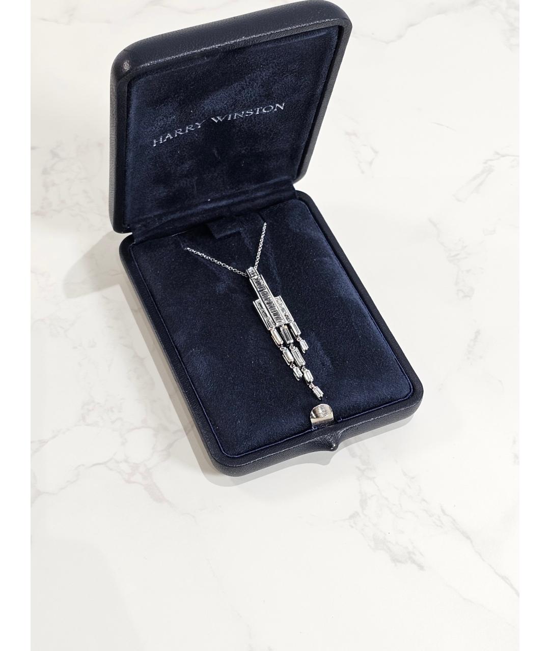 Harry Winston Серебряное платиновое колье, фото 2