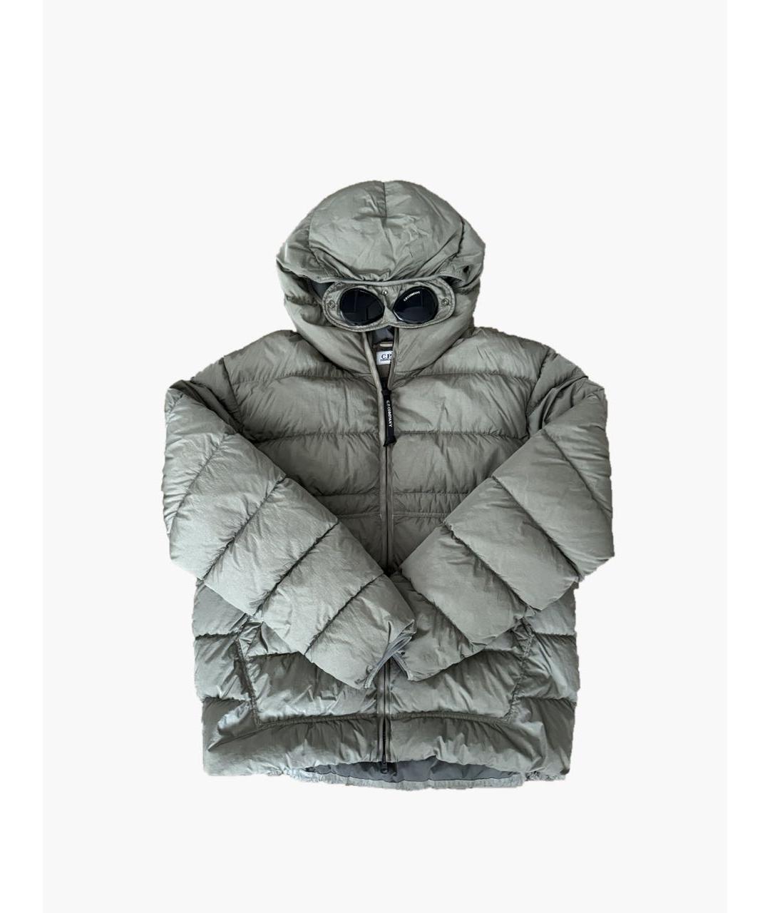 CP COMPANY Бежевый нейлоновый пуховик, фото 9