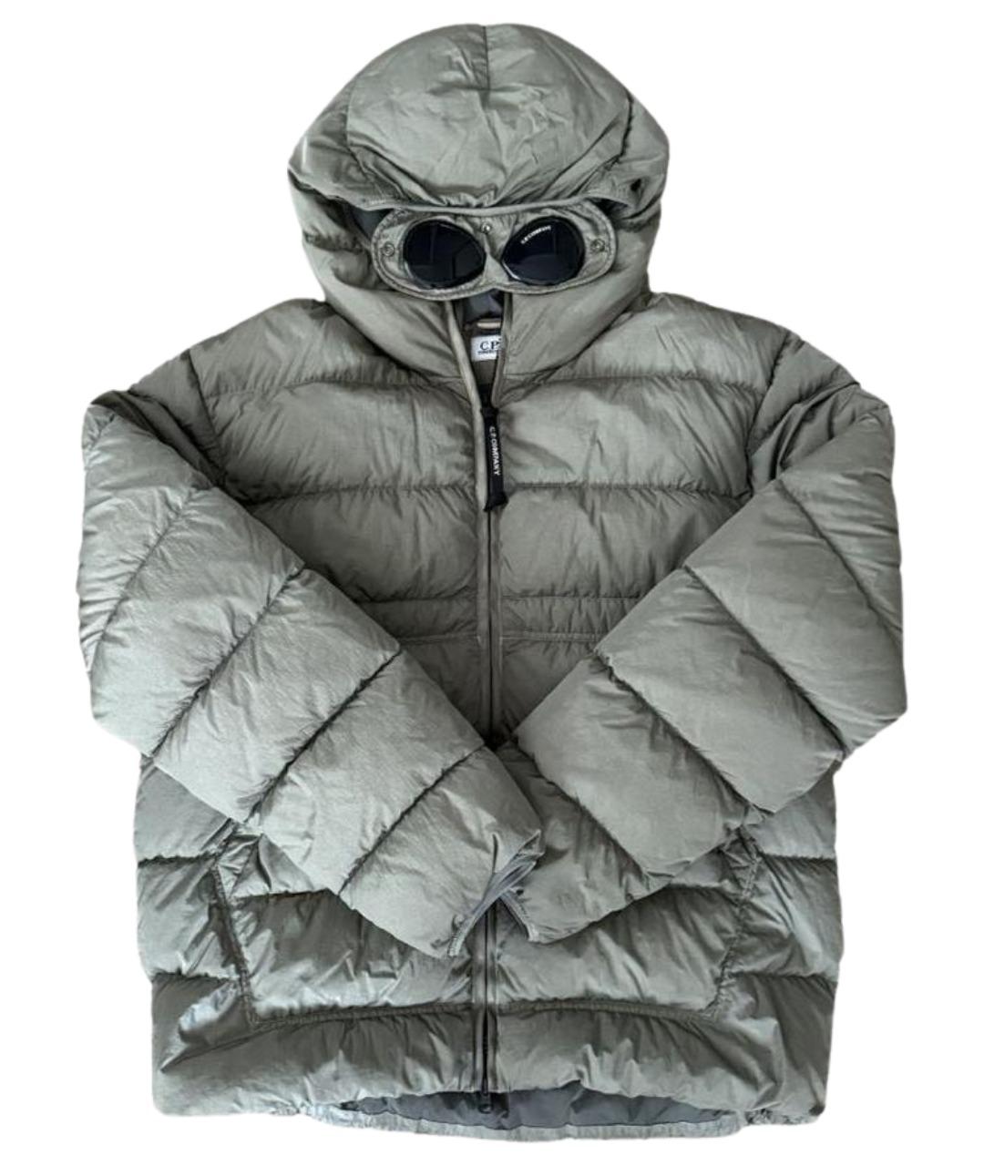 CP COMPANY Бежевый нейлоновый пуховик, фото 1