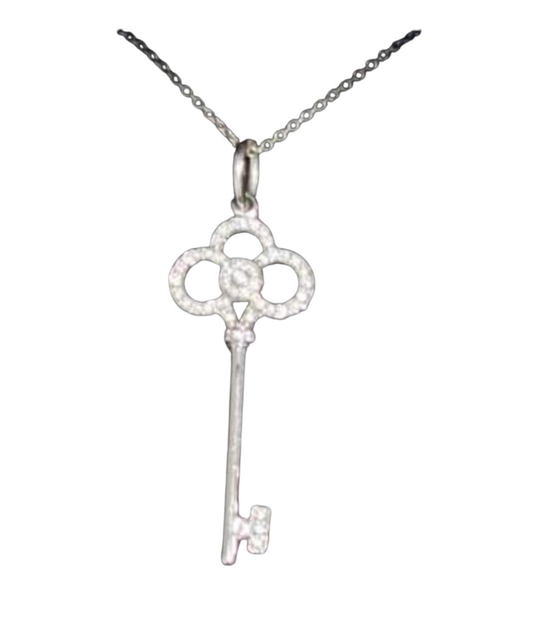 TIFFANY&CO Серебряное колье из белого золота, фото 1