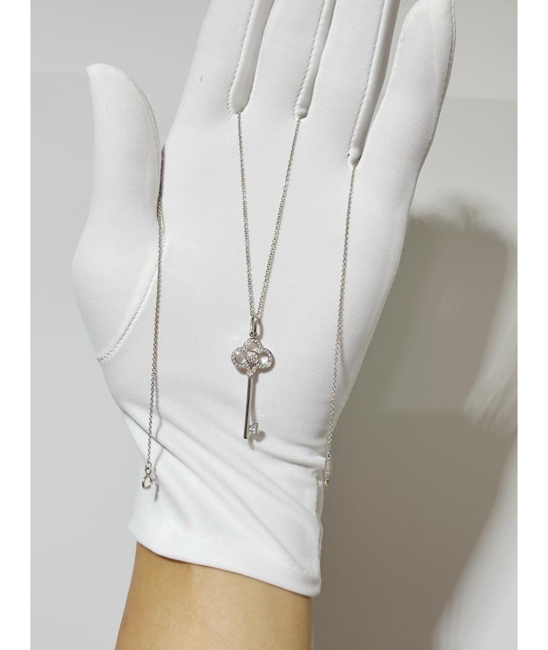 TIFFANY&CO Серебряное колье из белого золота, фото 2