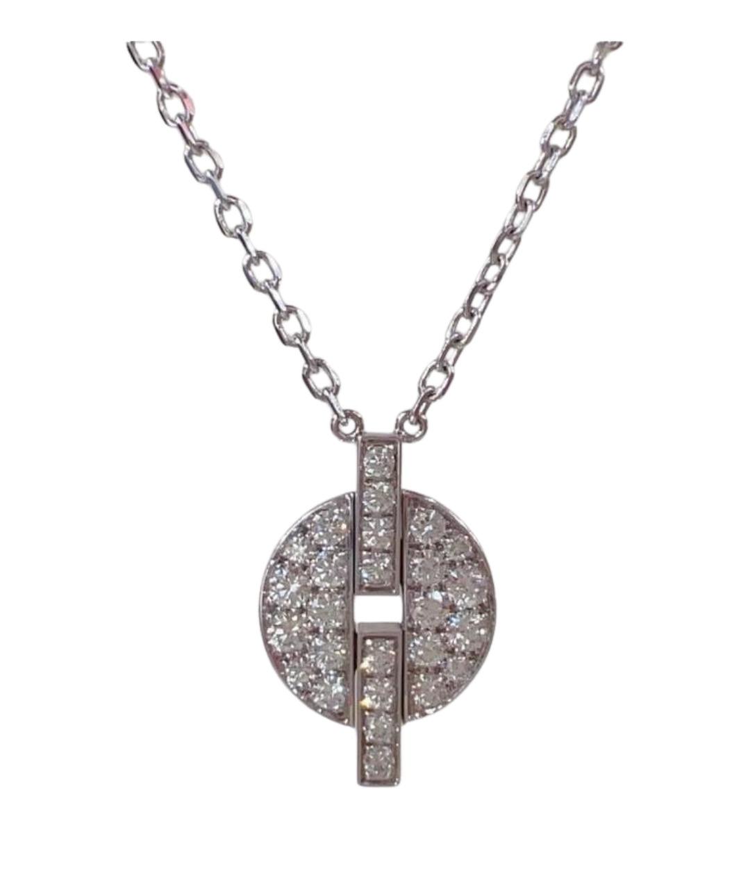 CARTIER Серебряное колье из белого золота, фото 1