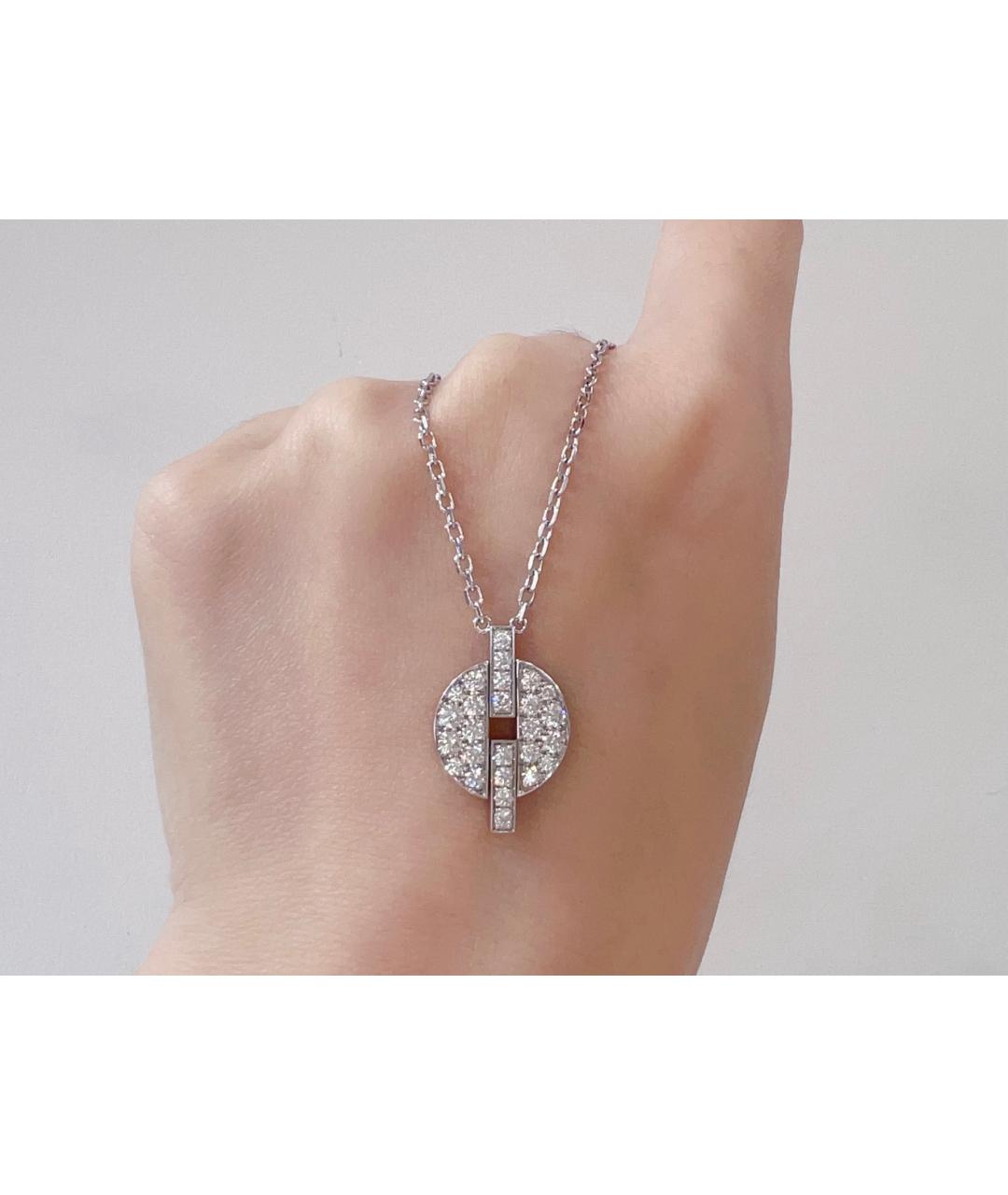 CARTIER Серебряное колье из белого золота, фото 3