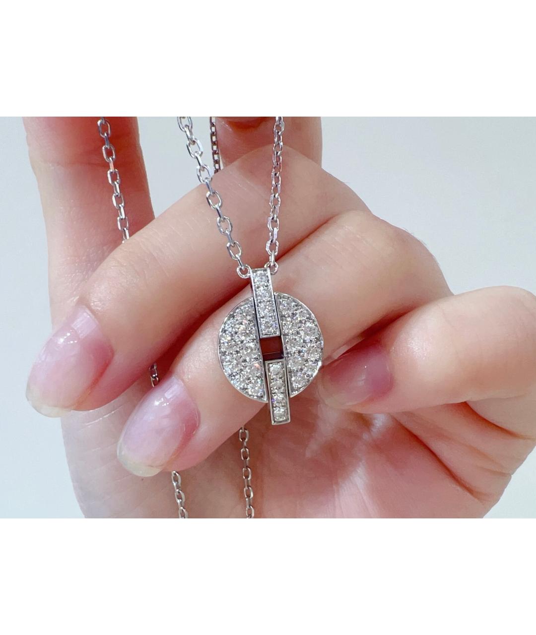 CARTIER Серебряное колье из белого золота, фото 5