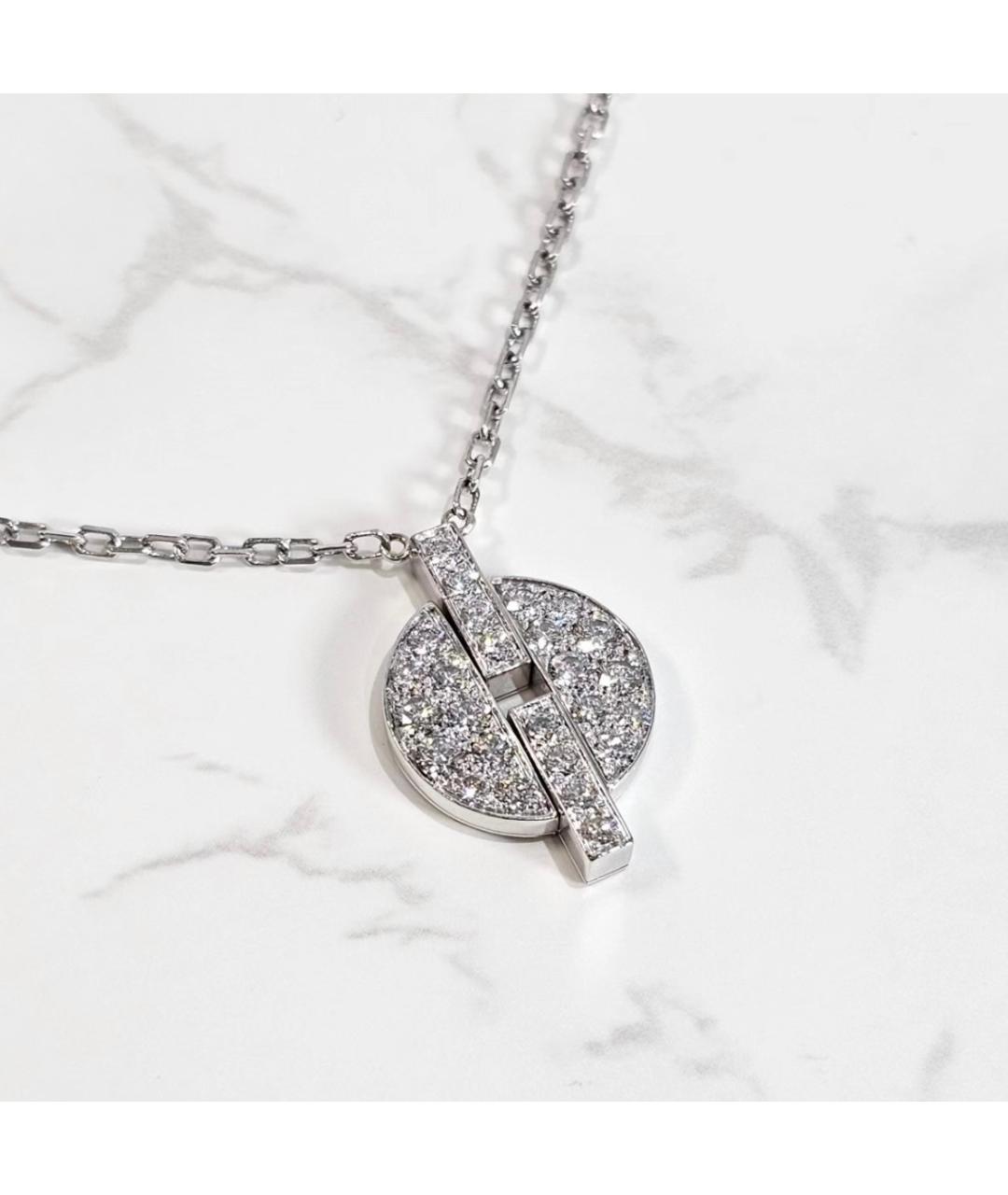 CARTIER Серебряное колье из белого золота, фото 8