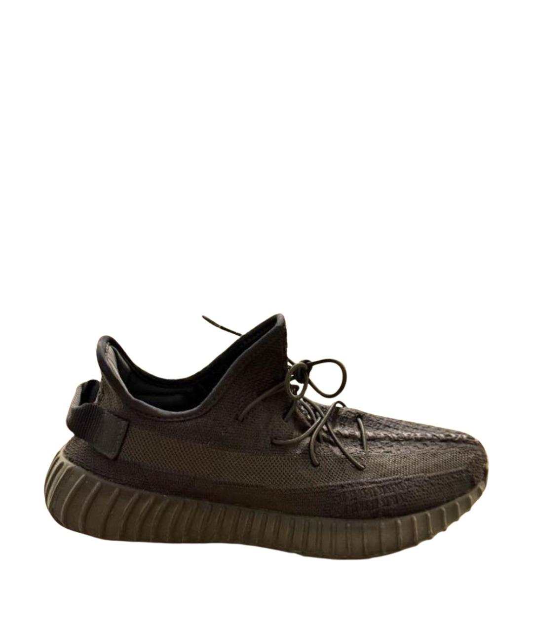 ADIDAS YEEZY Черные текстильные кроссовки, фото 1