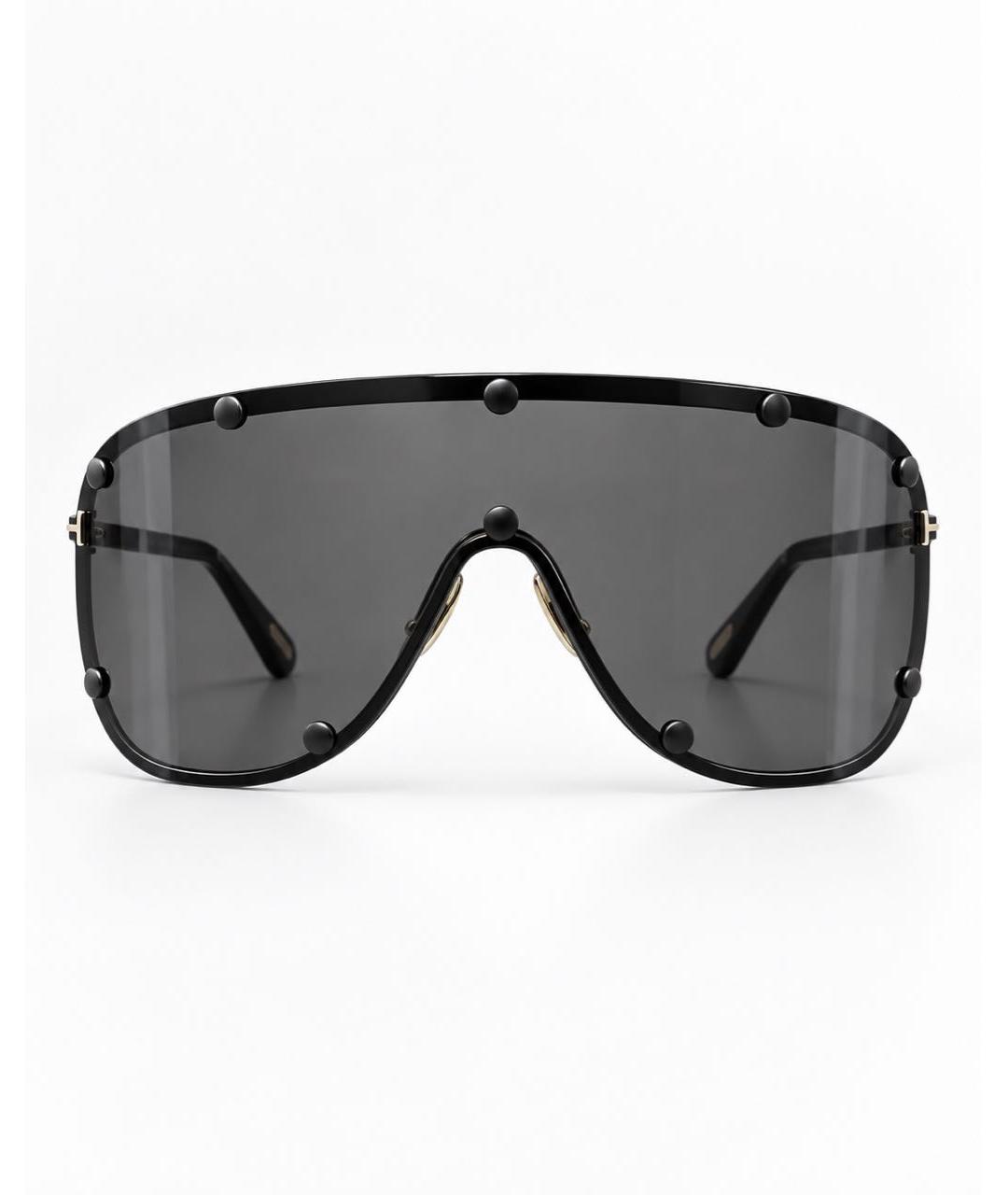 TOM FORD Черные металлические солнцезащитные очки, фото 5