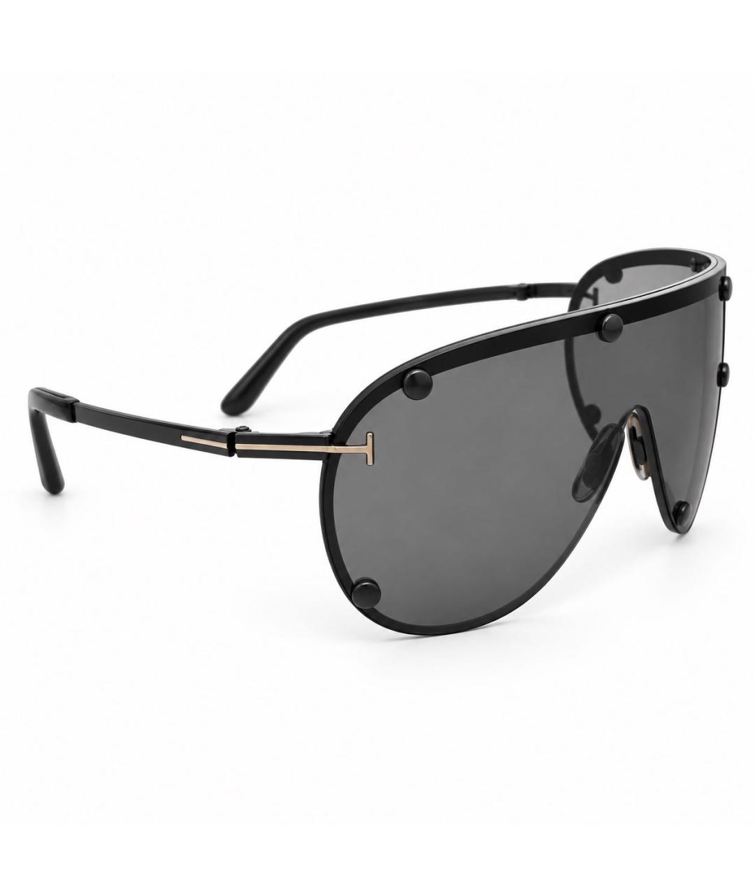 TOM FORD Черные металлические солнцезащитные очки, фото 2