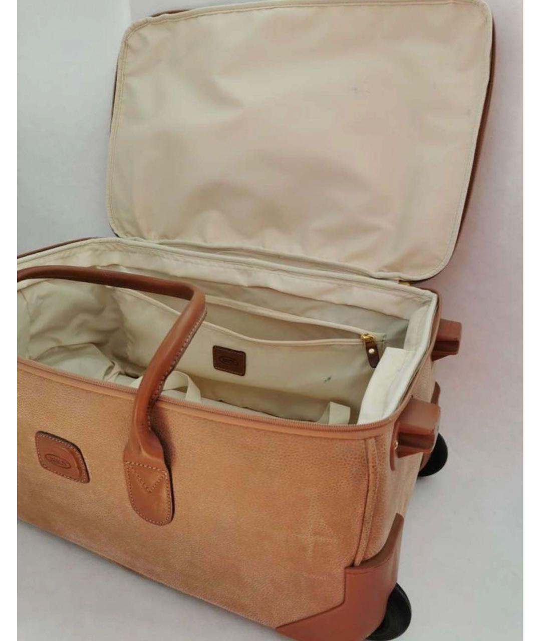 BRIC'S Коричневый кожаный чемодан, фото 5