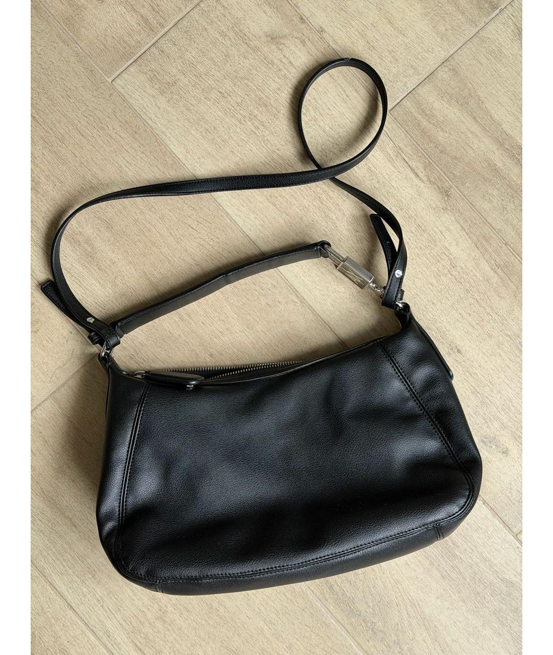ARMANI EXCHANGE Черная сумка через плечо из искусственной кожи, фото 3