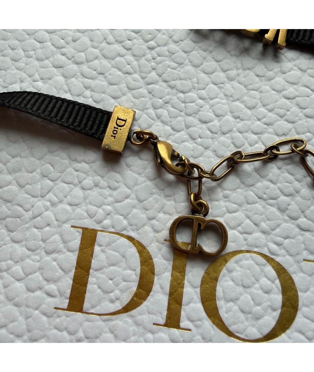 CHRISTIAN DIOR Черный чокер, фото 5