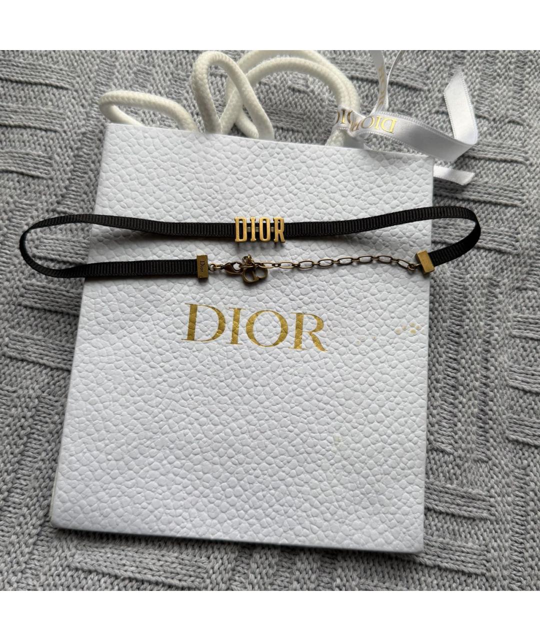 CHRISTIAN DIOR Черный чокер, фото 2