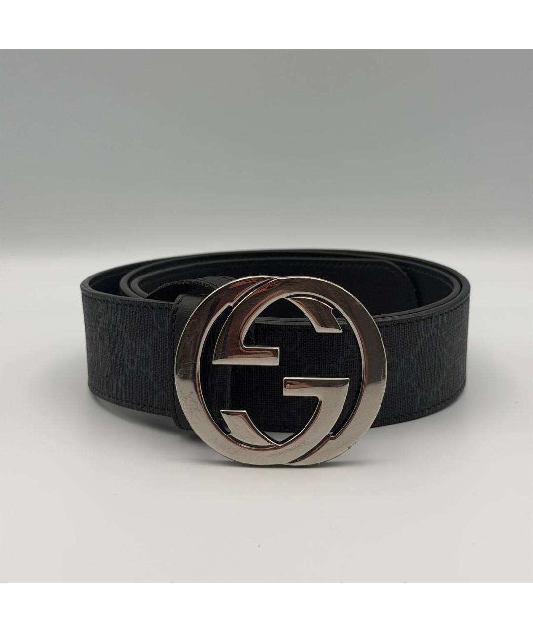 GUCCI Черный ремень, фото 4