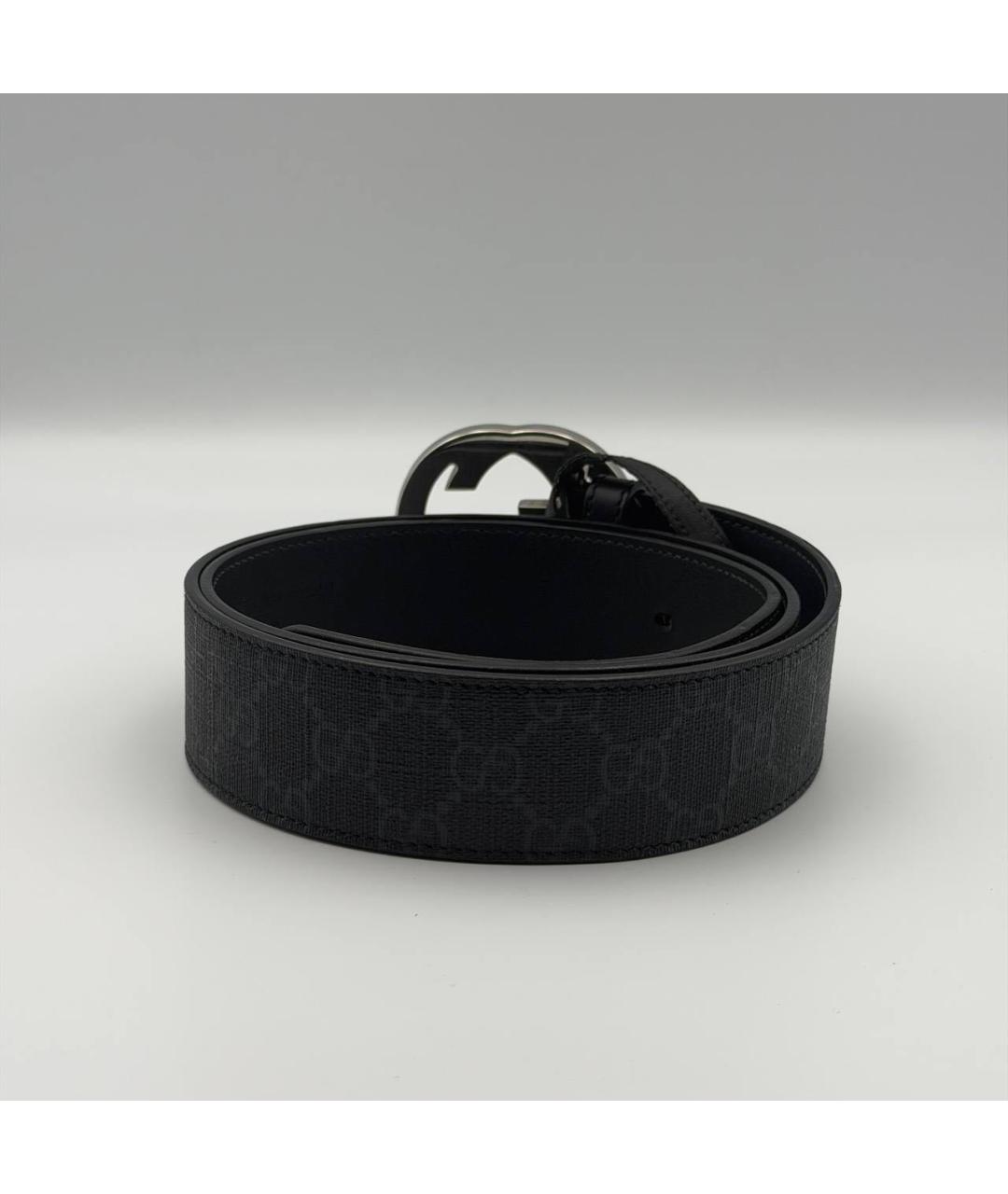 GUCCI Черный ремень, фото 3