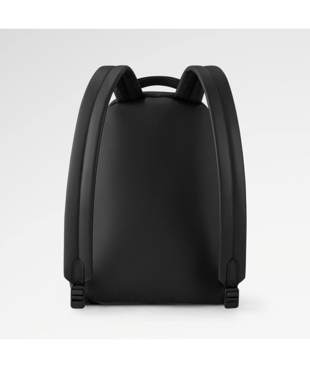 LOUIS VUITTON Черный кожаный рюкзак, фото 3