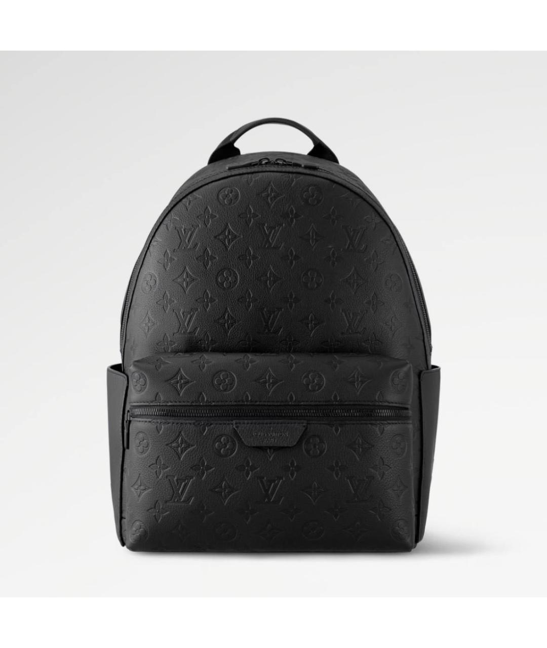 LOUIS VUITTON Черный кожаный рюкзак, фото 4