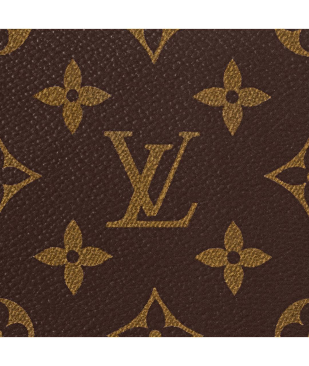 LOUIS VUITTON Коричневый кошелек, фото 5