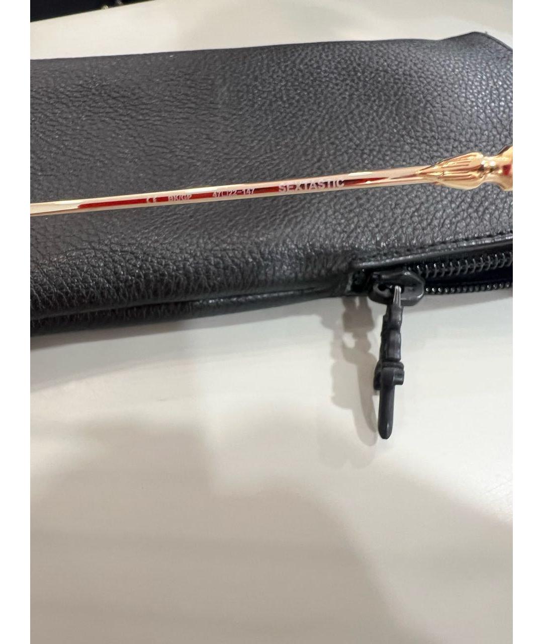 CHROME HEARTS Черные металлические солнцезащитные очки, фото 5