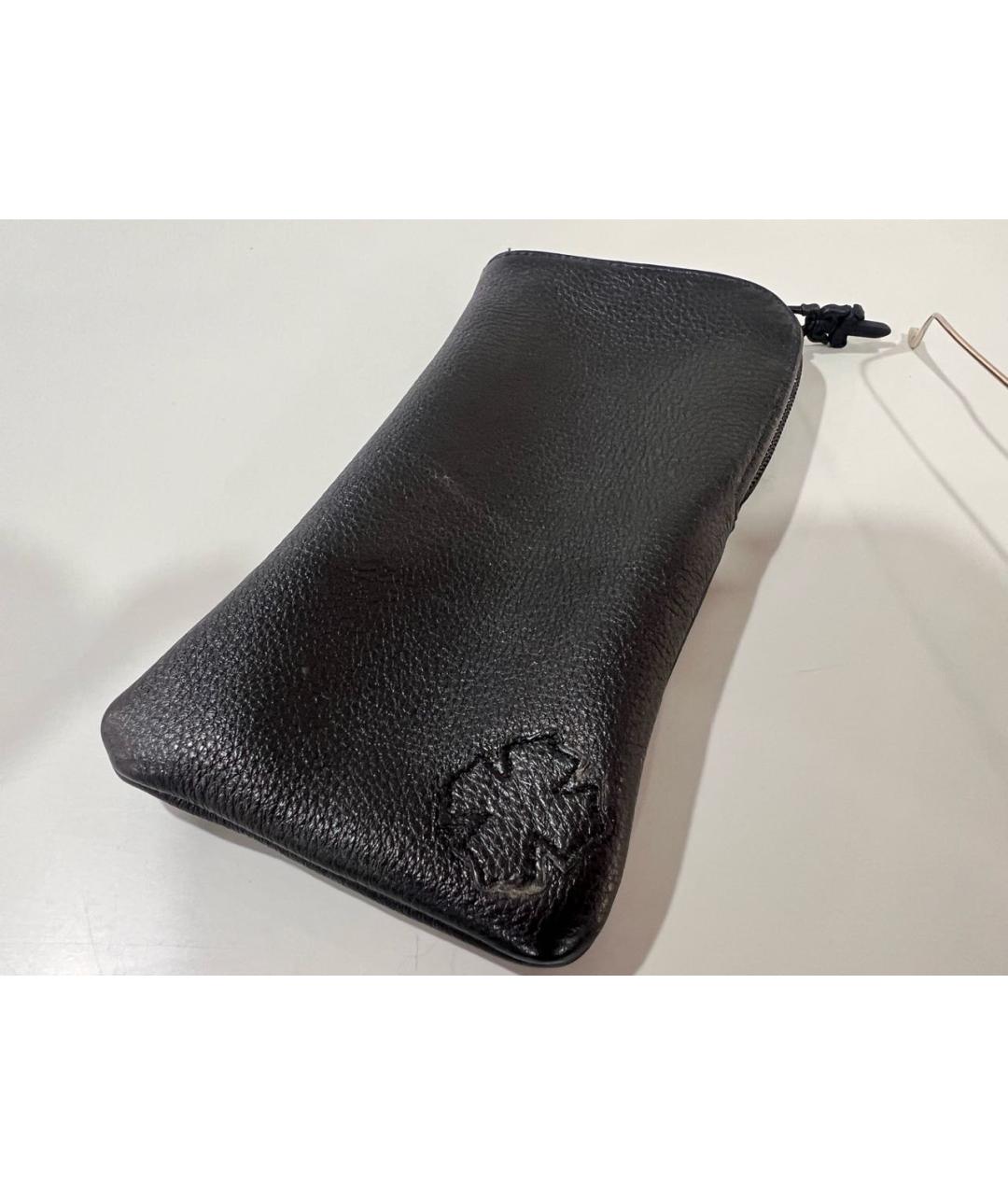 CHROME HEARTS Черные металлические солнцезащитные очки, фото 4