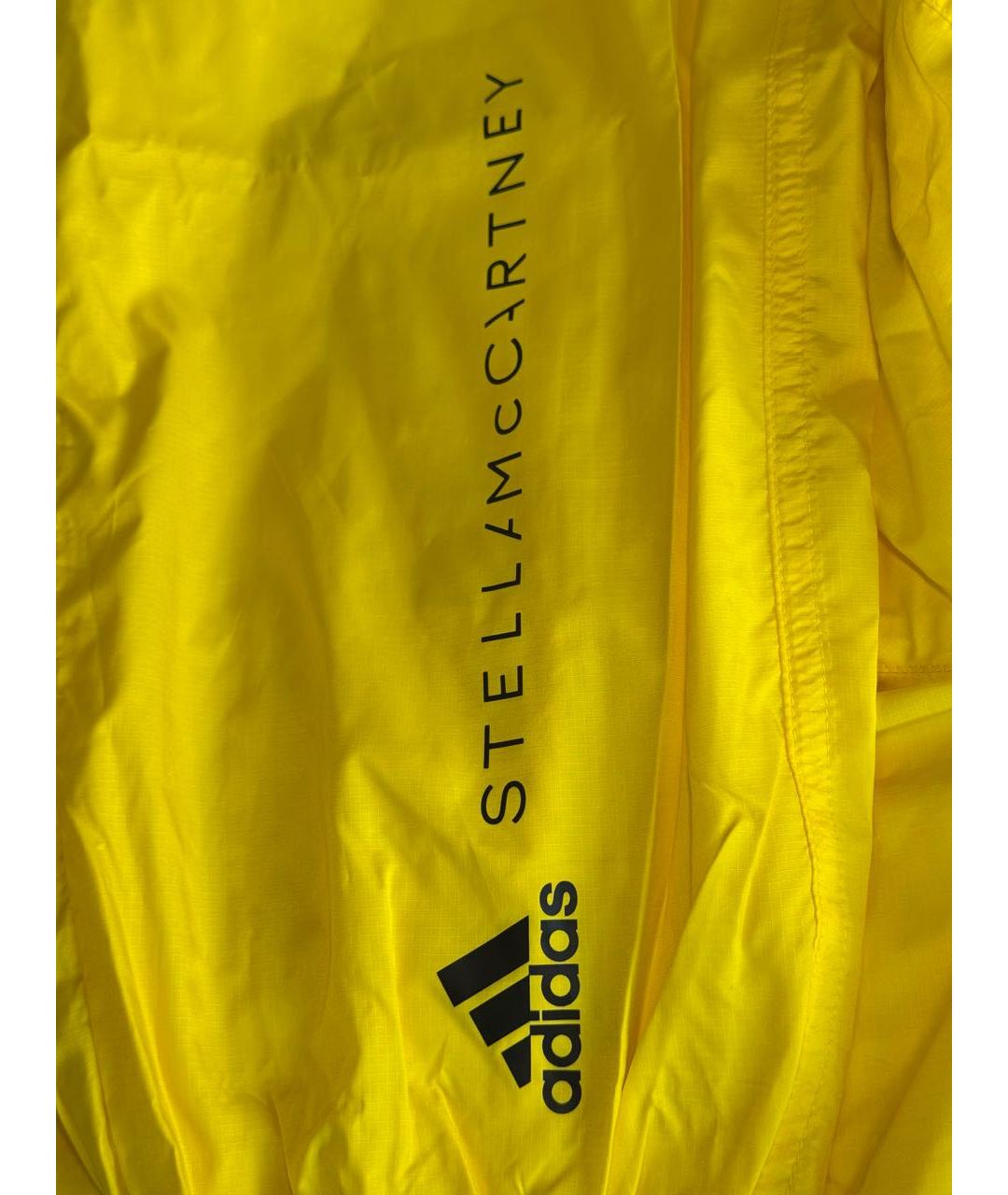 ADIDAS BY STELLA MCCARTNEY Желтые полиэстеровые спортивные брюки и шорты, фото 4