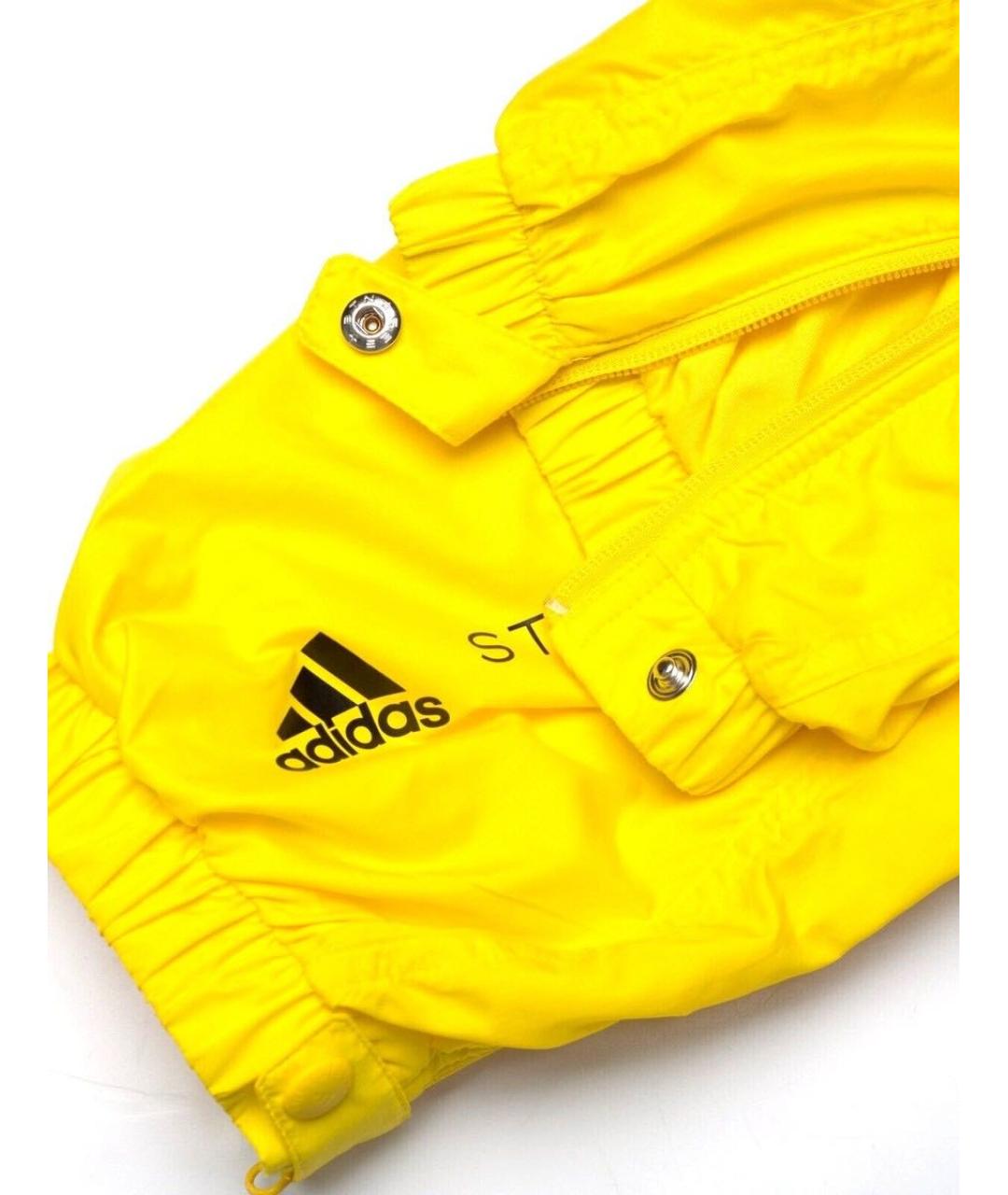 ADIDAS BY STELLA MCCARTNEY Желтые полиэстеровые спортивные брюки и шорты, фото 7