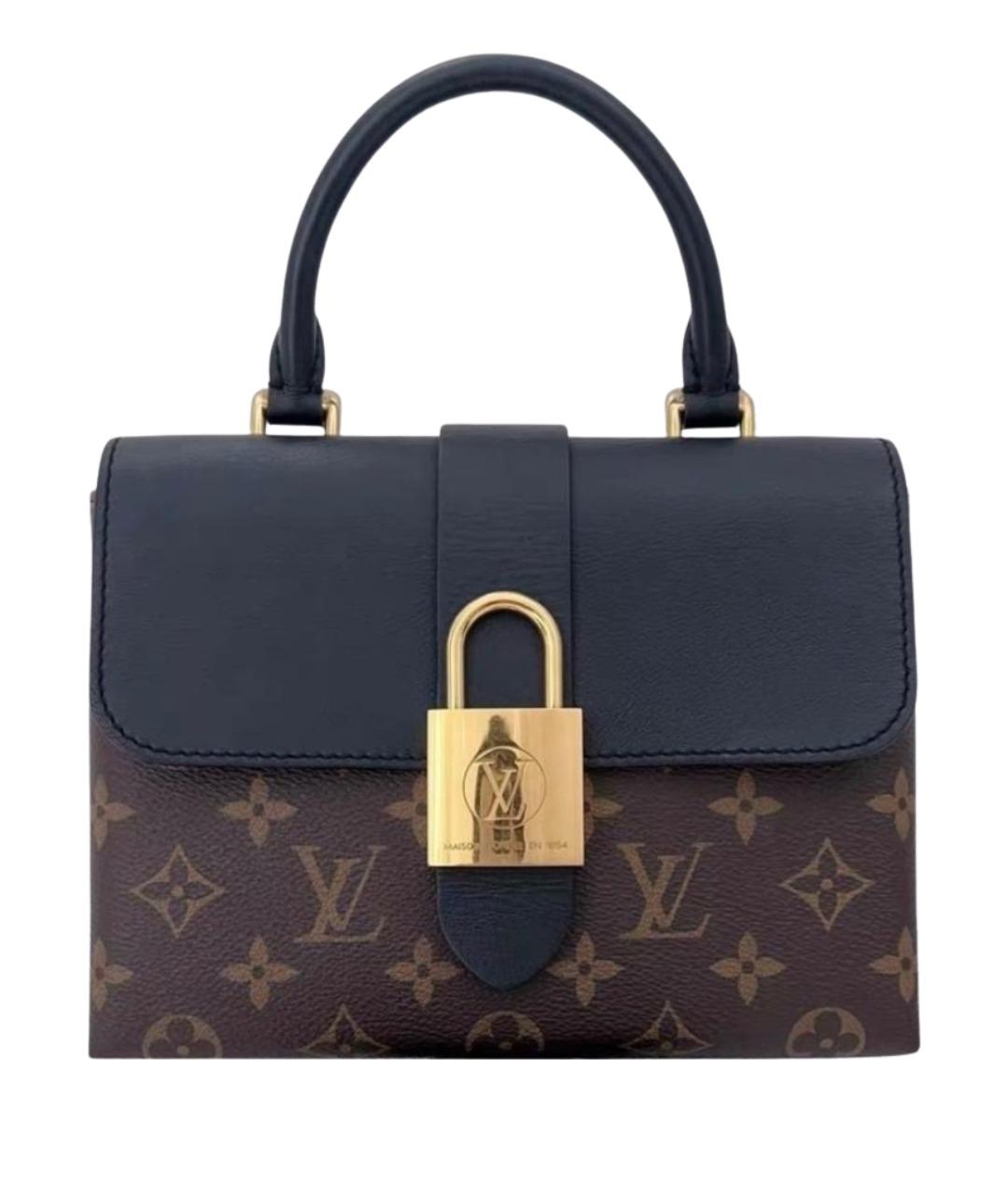 LOUIS VUITTON Черная кожаная сумка через плечо, фото 1