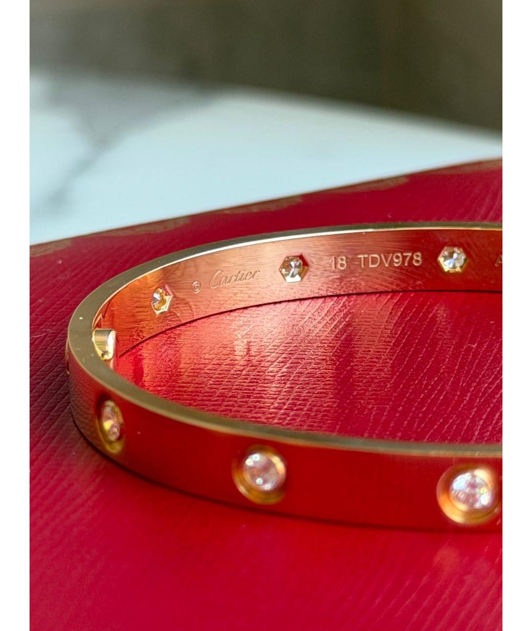 CARTIER Золотой браслет из желтого золота, фото 4