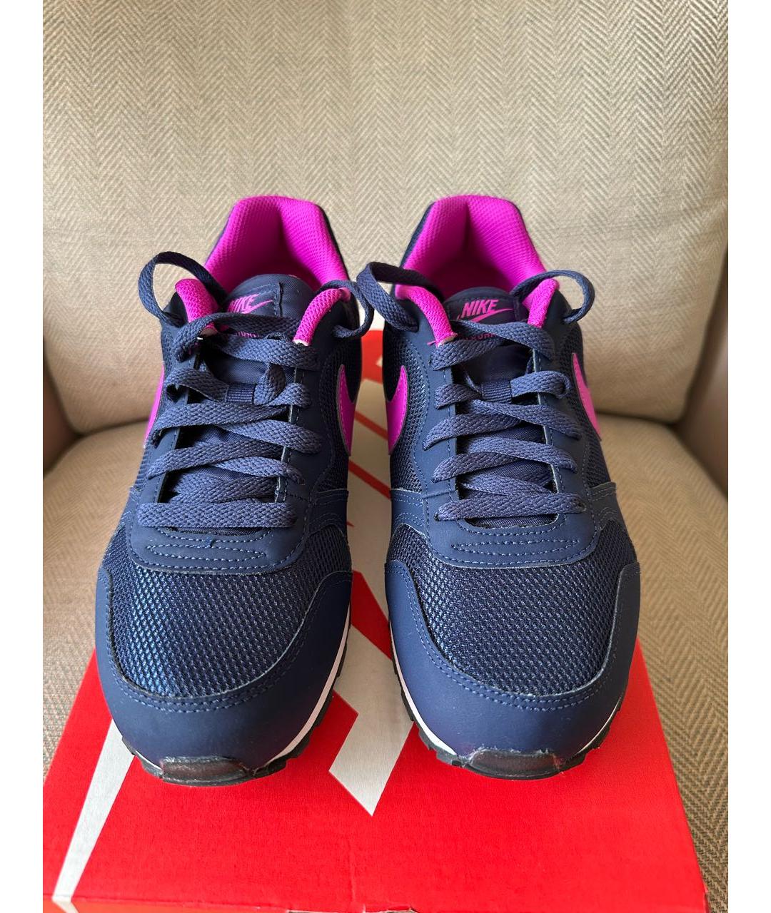 NIKE Темно-синие кеды, фото 4