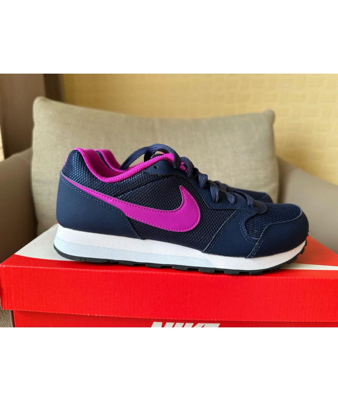 NIKE Темно-синие кеды, фото 2