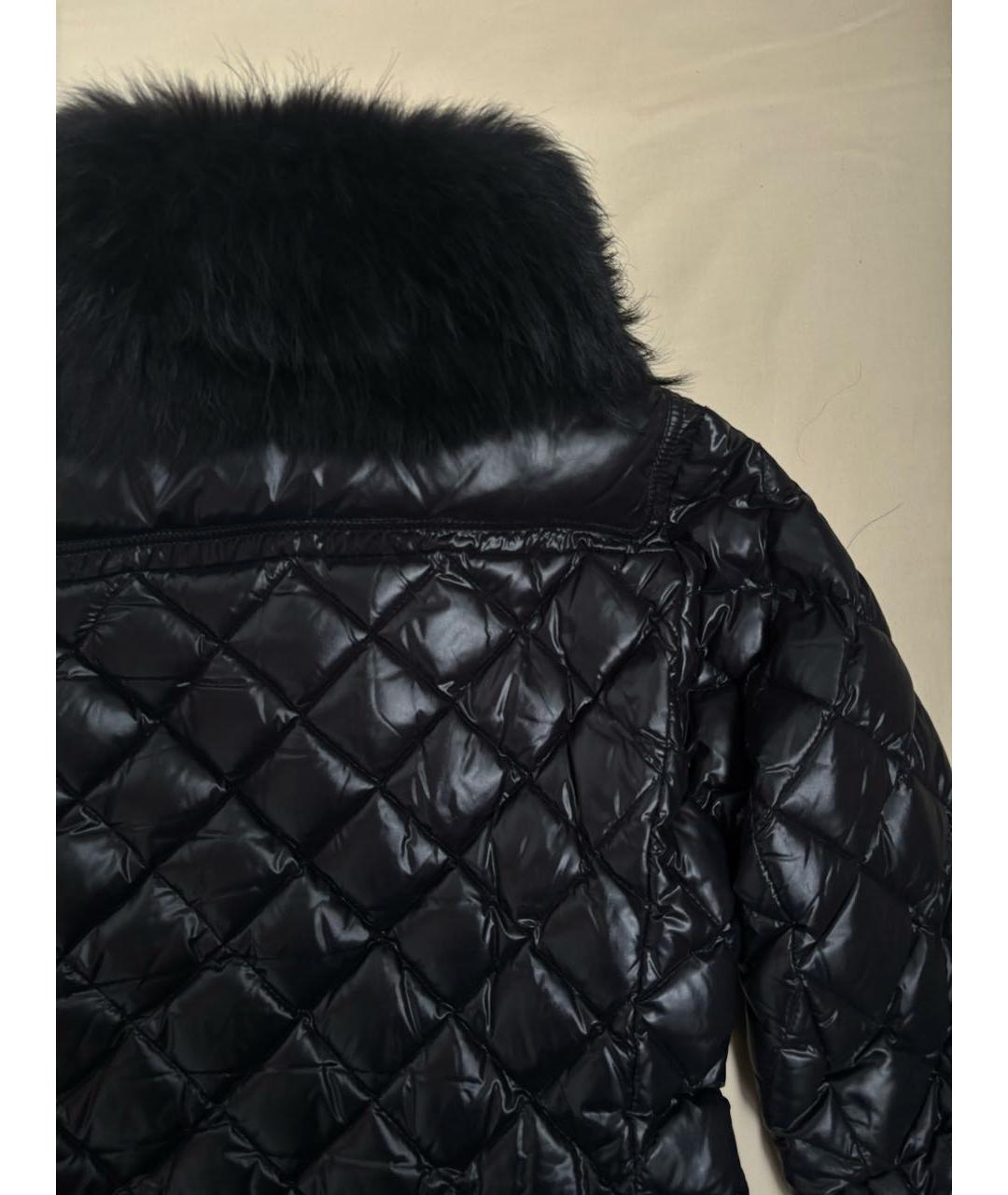 MONCLER Черная нейлоновая куртка, фото 5