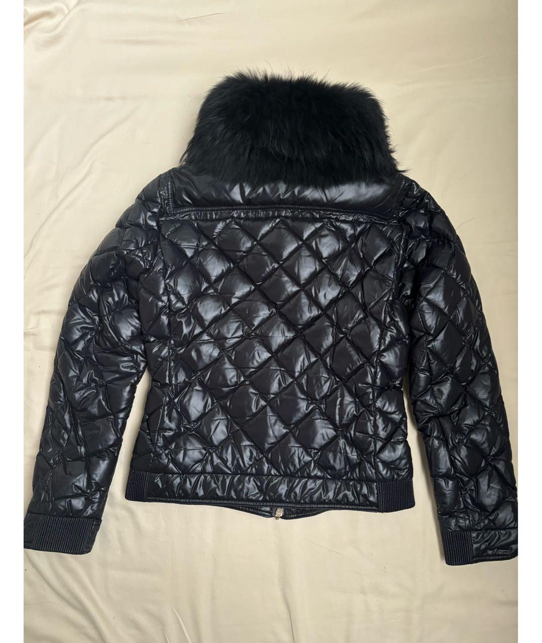 MONCLER Черная нейлоновая куртка, фото 2