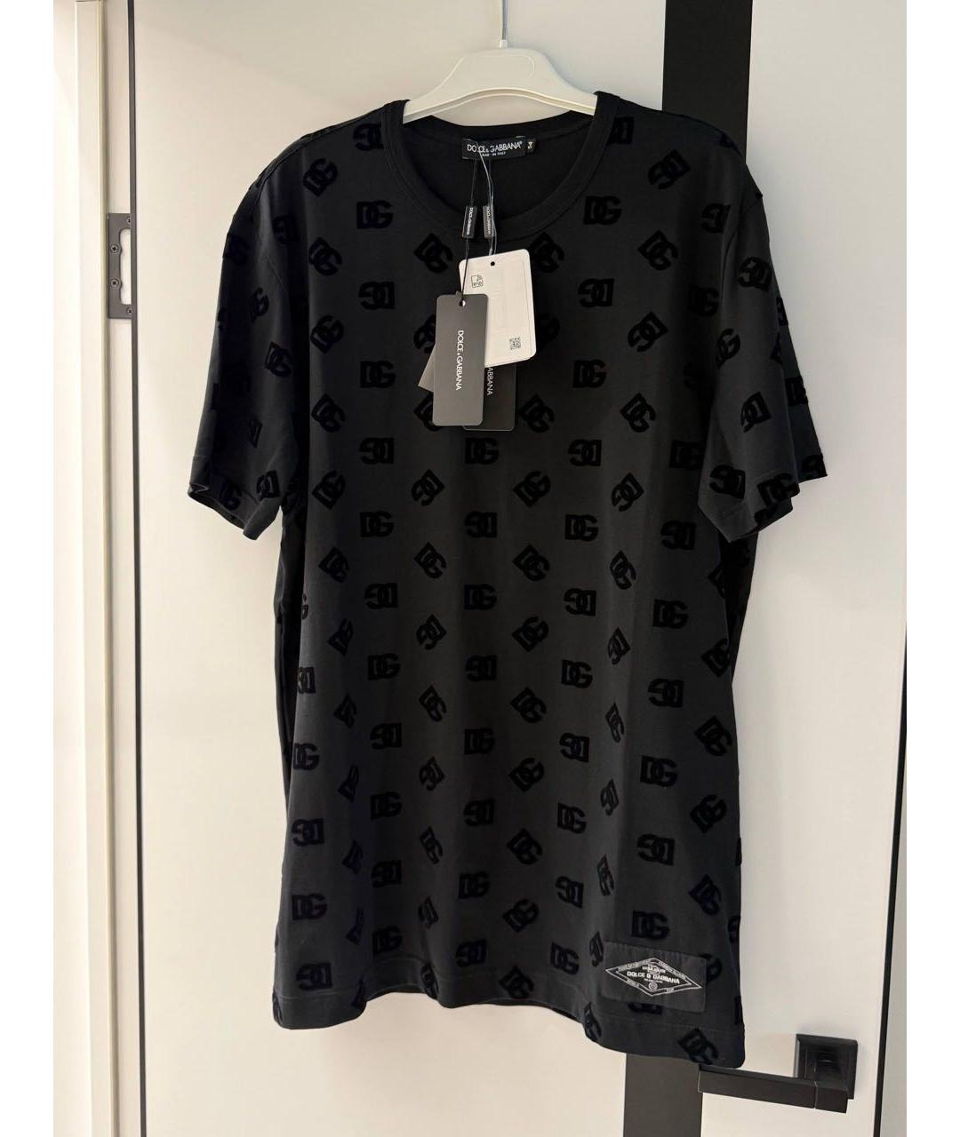 DOLCE&GABBANA Черная футболка, фото 6