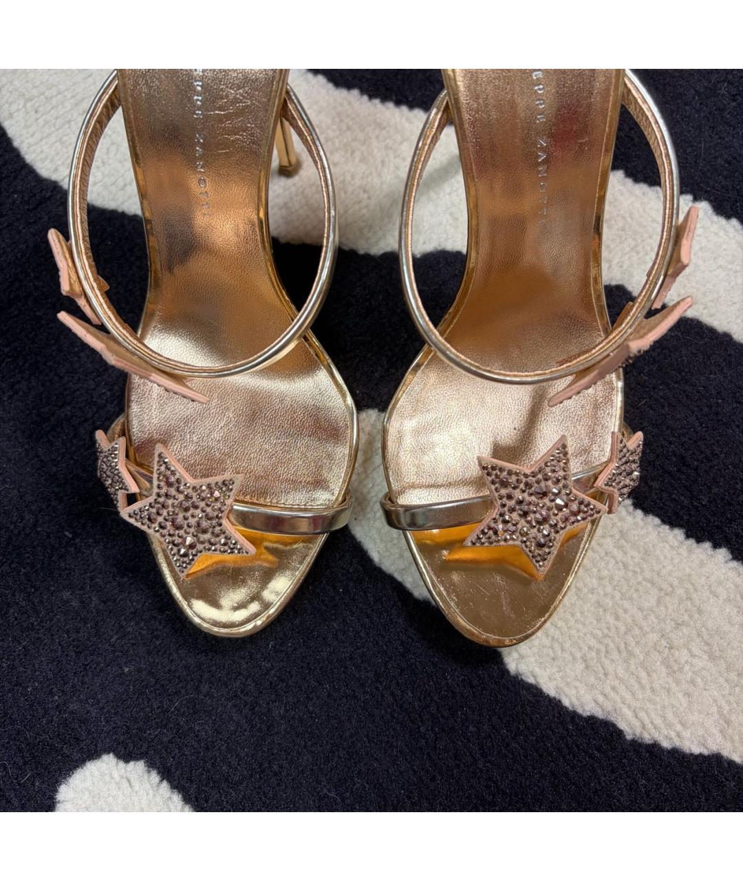 GIUSEPPE ZANOTTI DESIGN Кожаные босоножки, фото 3