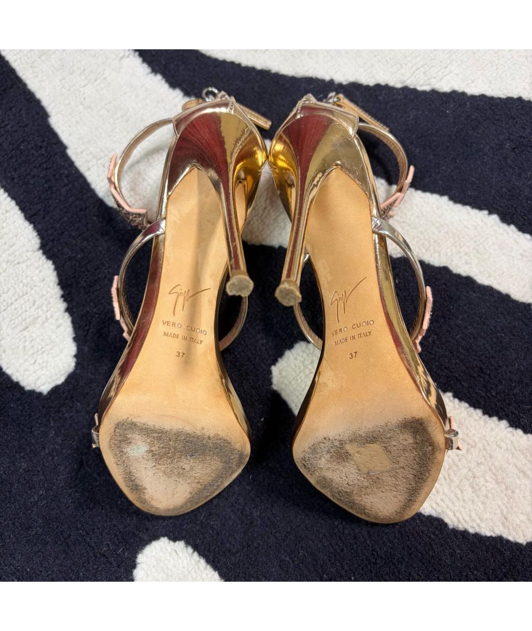 GIUSEPPE ZANOTTI DESIGN Кожаные босоножки, фото 4