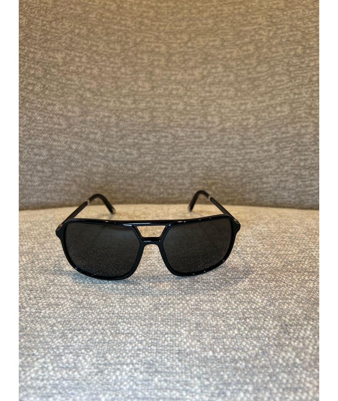 DOLCE&GABBANA Черные пластиковые солнцезащитные очки, фото 5