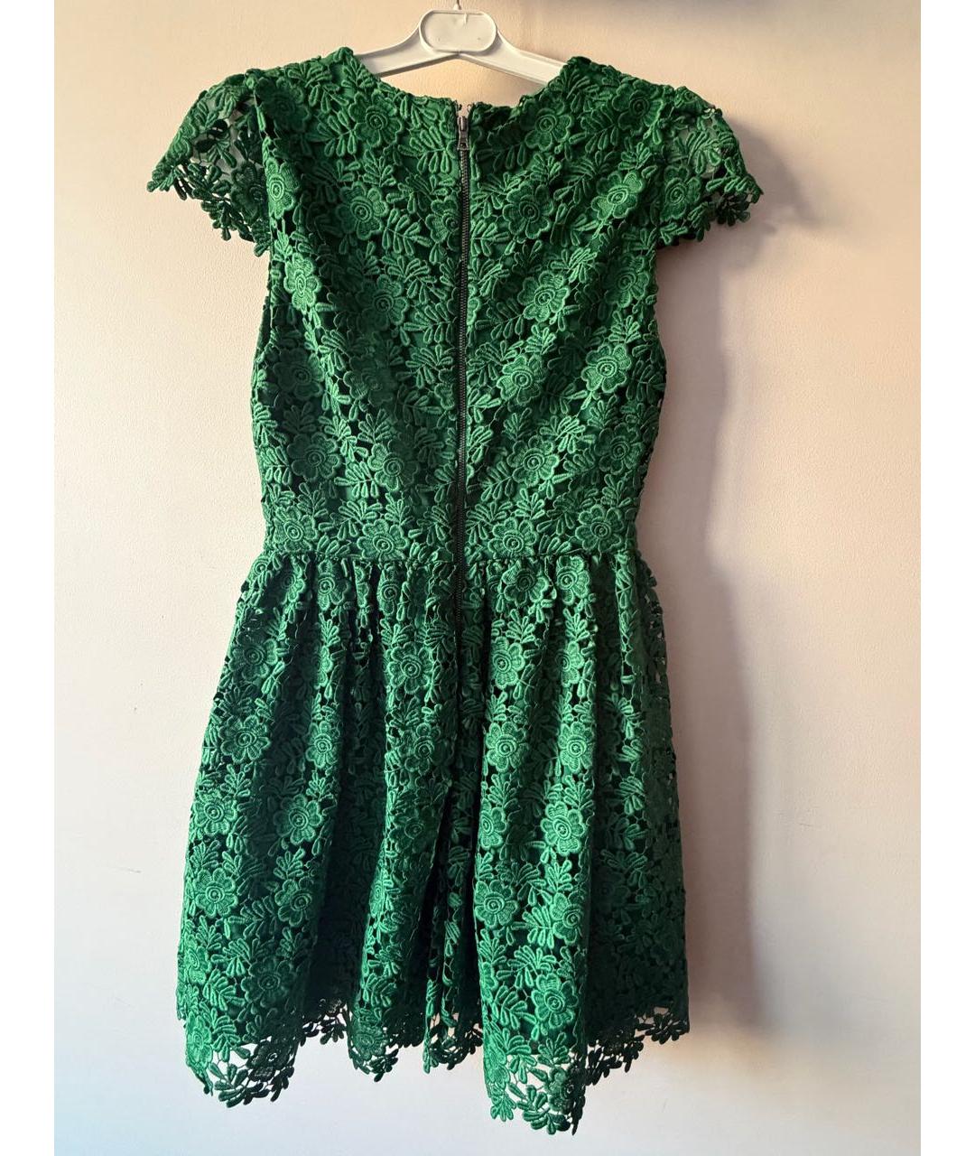 ALICE+OLIVIA Зеленое вечернее платье, фото 2