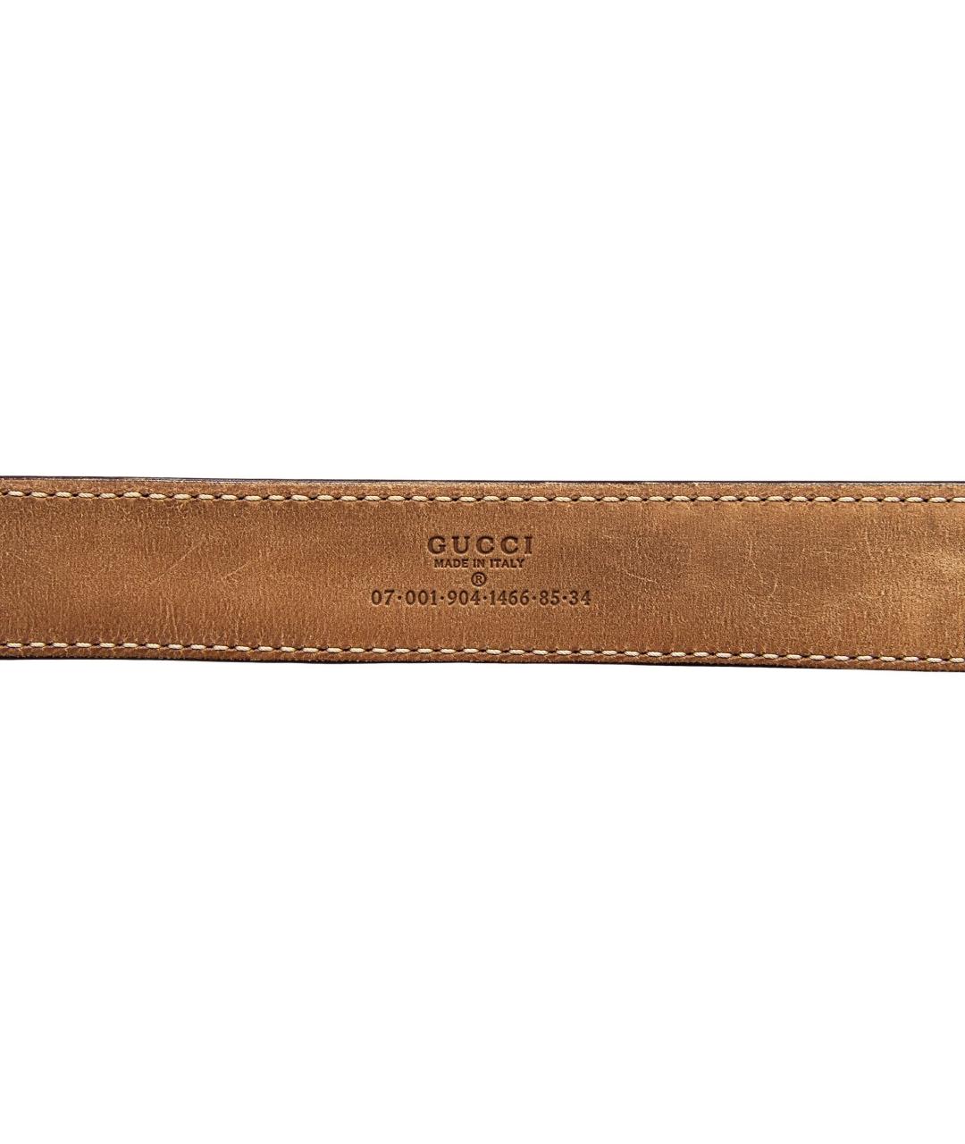 GUCCI Кожаный ремень, фото 3