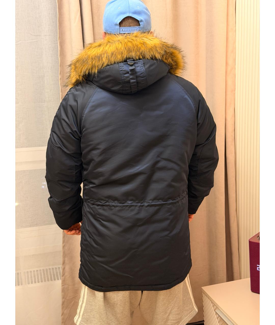 ALPHA INDUSTRIES Темно-синяя куртка, фото 2